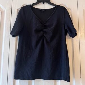 STITCH FIX 41HAWTHORN Ellie Shirred V Neck Top